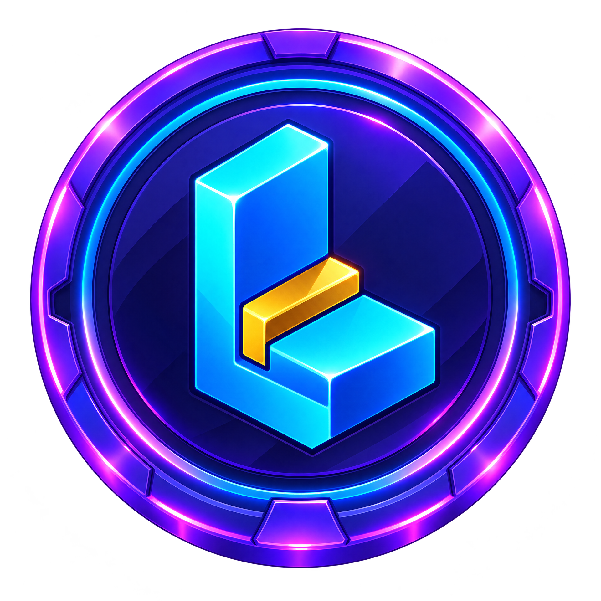 Glowing LEVELA coin